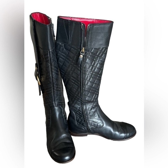Burberry quilted riding boots size 6 - Picture 2 of 14